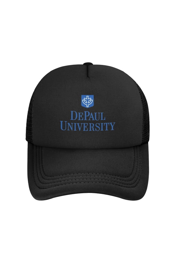 Depaul University Solid Color Lightweight Adult Mesh Baseball Cap
