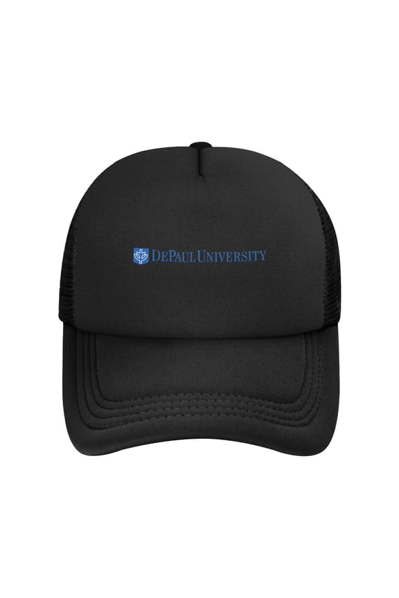 Depaul University Solid Color Lightweight Adult Mesh Baseball Cap