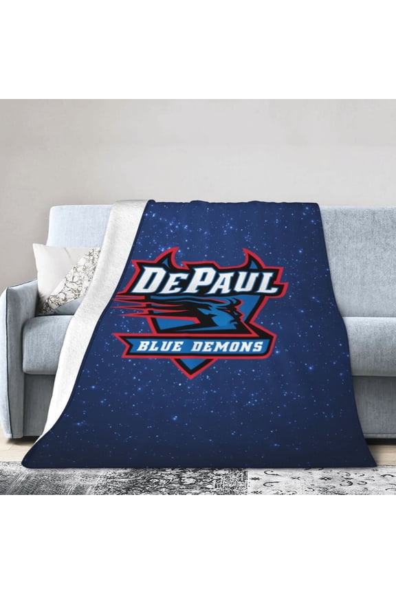 Depaul University Ultra-Soft Micro Fleece Blanket Multi-Size Flannel Blanket