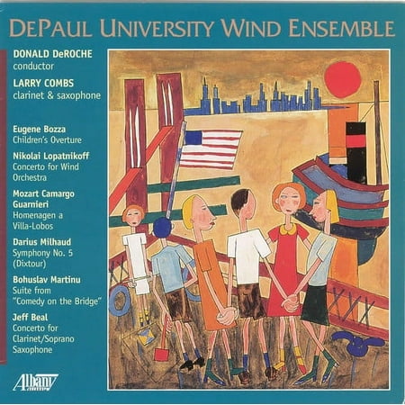 Depaul University Wind Ensemble - Children's Overture / Concerto for Wind Orchestra - Music & Performance - CD