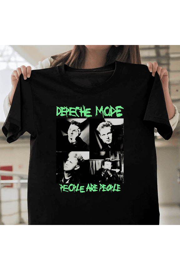 Depeche Mode Band People Are People Graphic Synth Pop New Wave Music Art V60590 Unisex T-Shirt, Size Up to 5XL