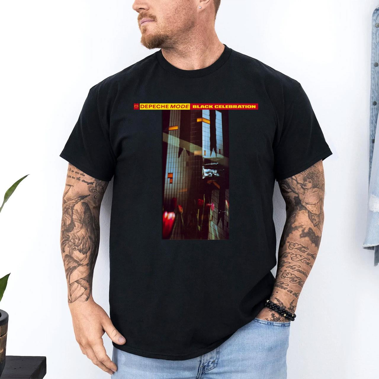 DEPECHEMODE BLACKCELEBRATION Tシャツ USED Depeche Black Celebration Symbols Band T-Shirt Kids Music