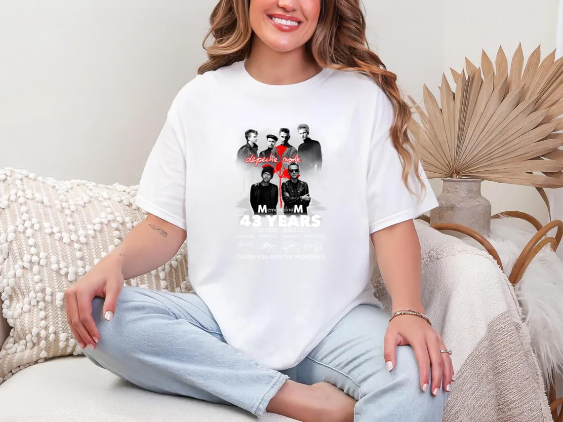 Depeche Mode Rare Band Edition Graphic Alternative Rock T shirt for Depeche Mode Rare Band Edition Graphic Alternative Rock T shirt for