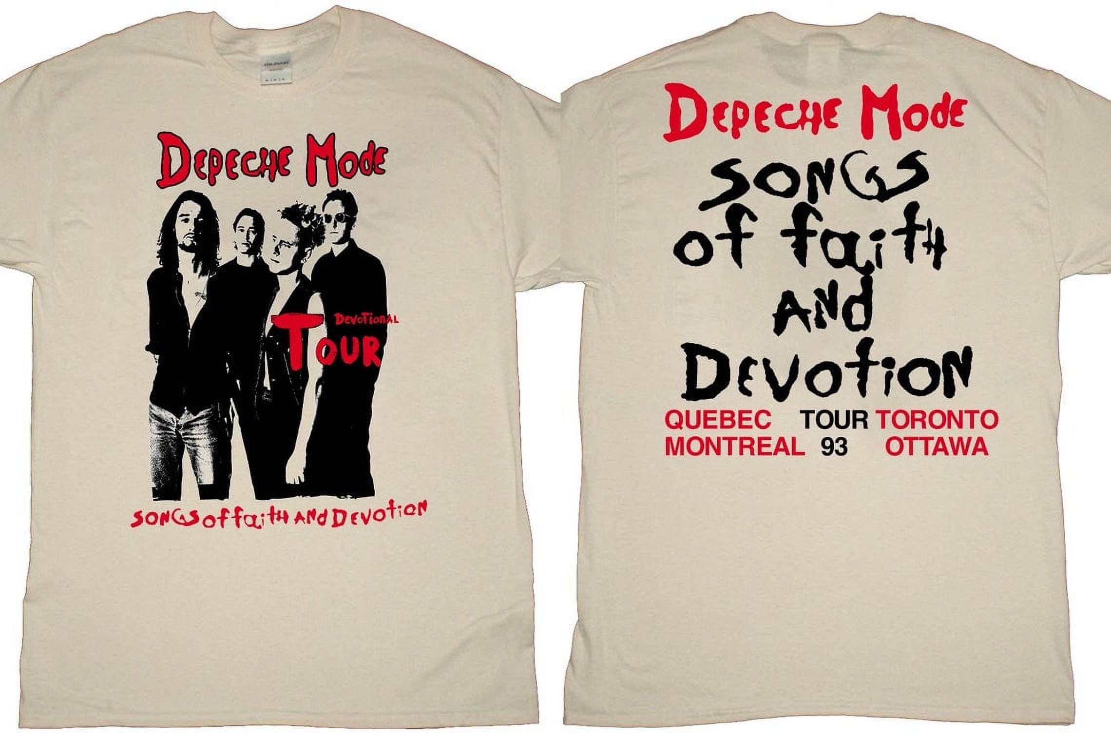 Depeche Mode Song Of Faith And Devotional Tour 1993 SAND TShirt, Depeche Mode Tour TShirt