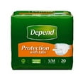 thumbnail image 1 of Depend Adult Incontinent Brief Tab Closure, Disposable, Heavy Absorbency, Small/Medium, 19'' - 34'', Pack of 20, 1 of 4