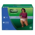 thumbnail image 1 of Depend Fit-Flex Incontinence & Postpartum Underwear for Women Size Medium, 1 of 9