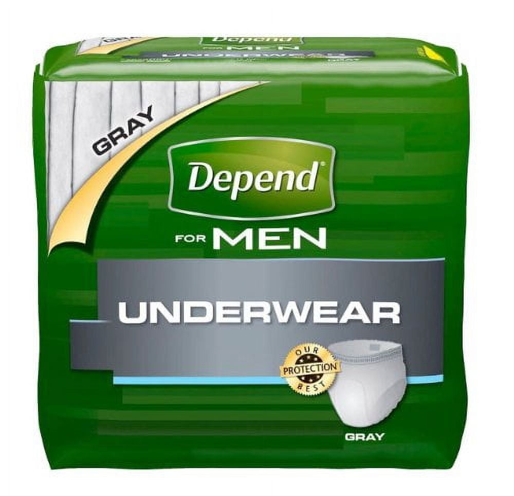 Depend Fit-Flex Incontinence Underwear for Men (Pack of 4)
