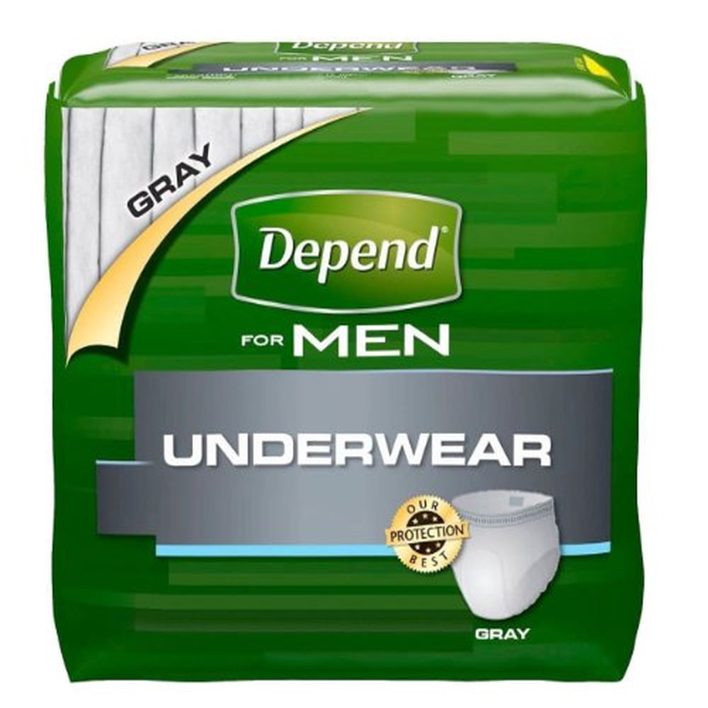 Depend Fit-Flex Incontinence Underwear for Men (Pack of 6)