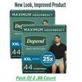 Depend Fresh Protection Adult Incontinence Underwear for Men, Maximum
