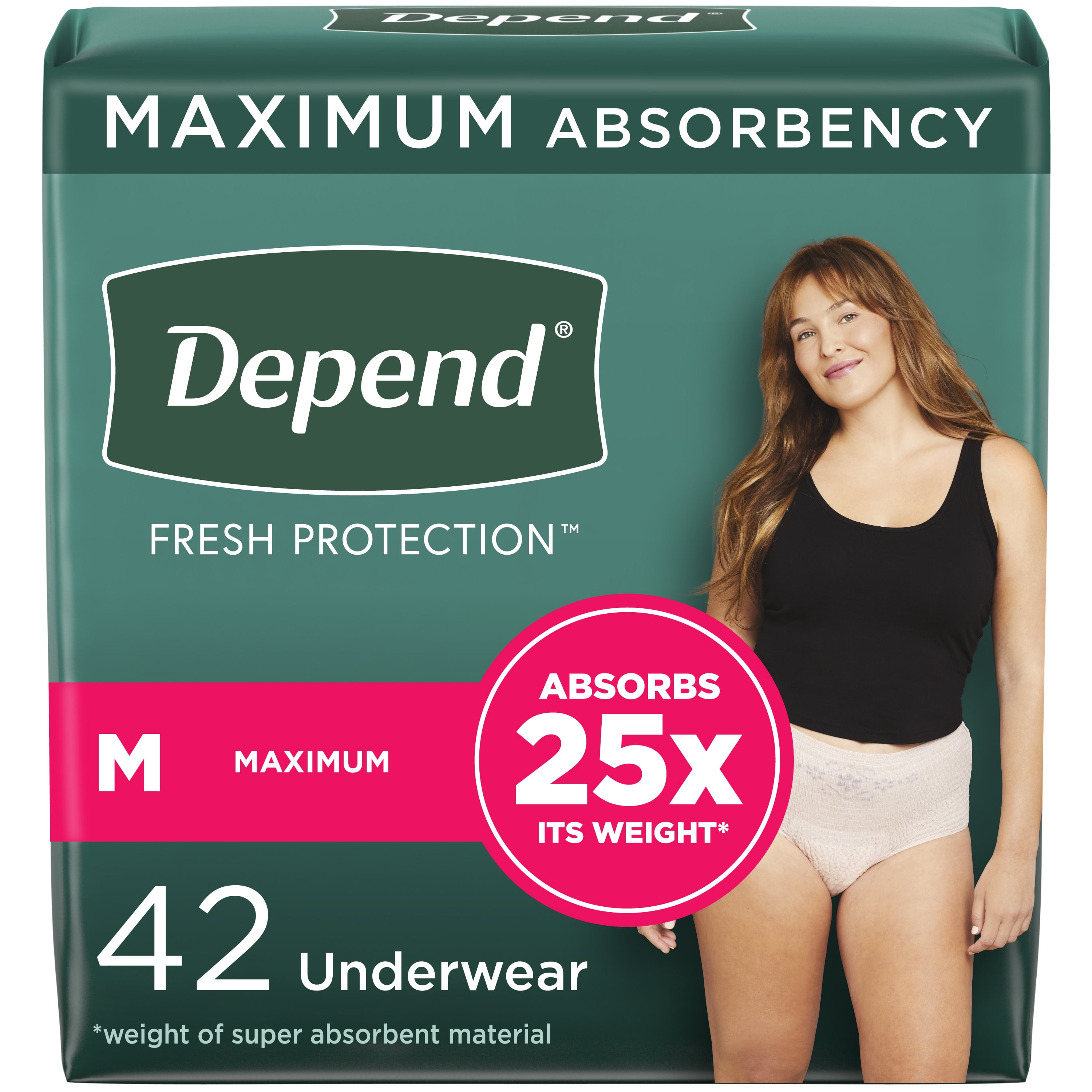 Depend Fresh Protection Incontinence Underwear for Women (Choose