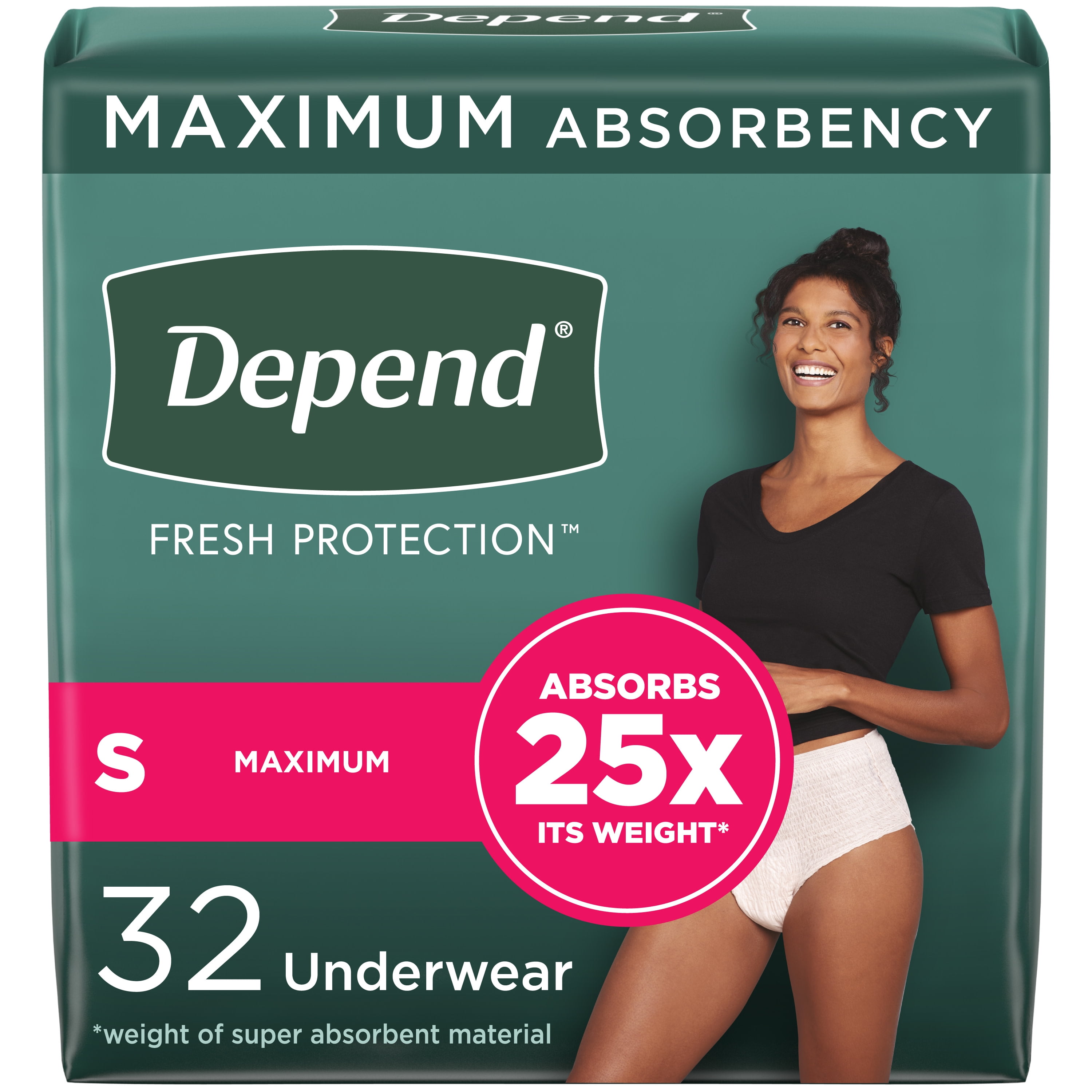 Depend Fresh Protection Adult Incontinence Underwear Maximum