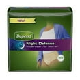 thumbnail image 1 of Depend Night Defense Adult Absorbent Underwear Pull On Large Disposable Heavy Absorbency, ''Case of 28'' 2 Pack, 1 of 1