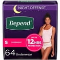 thumbnail image 1 of Depend Night Defense Adult Incontinence Underwear for Women - Choose Your Size, 1 of 14