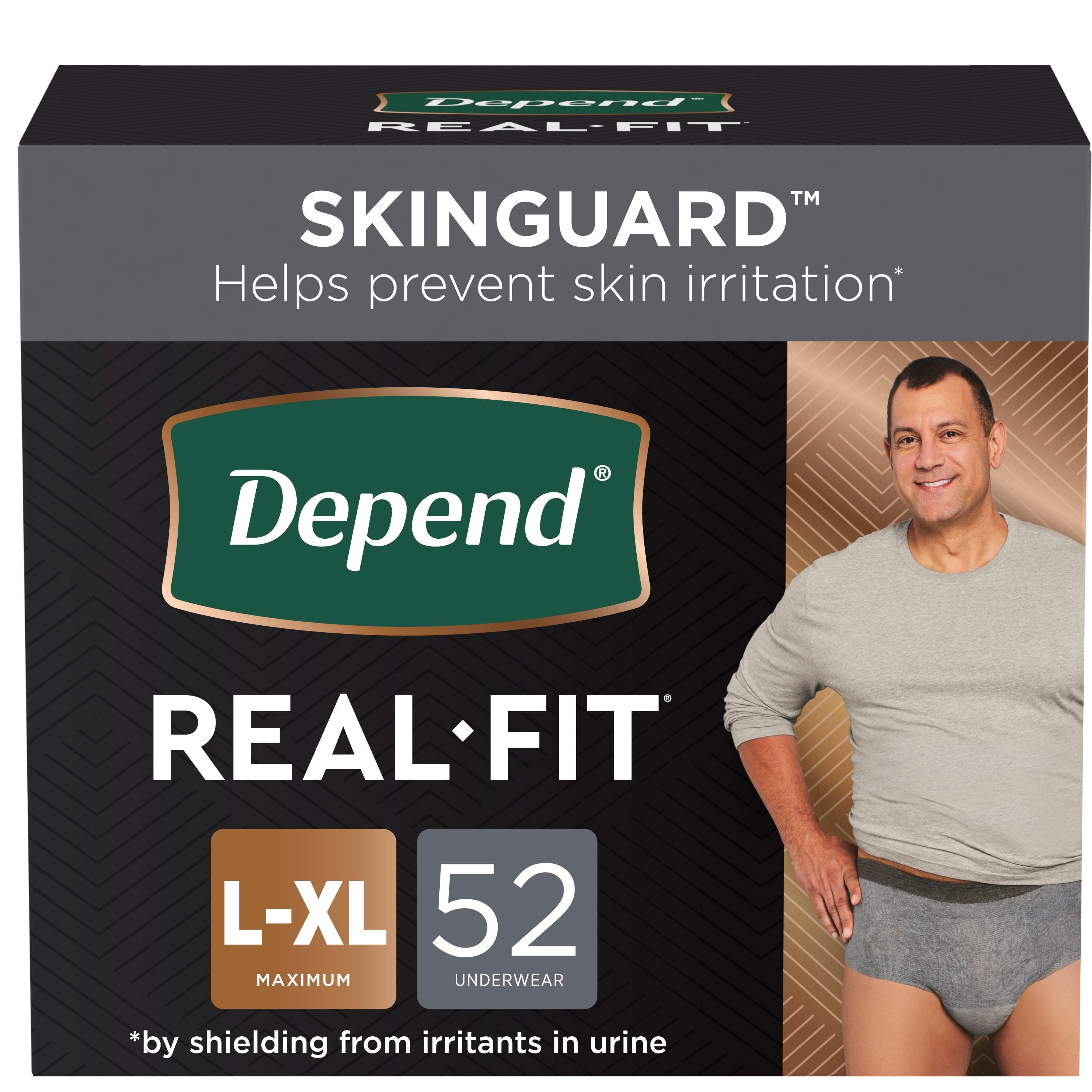 https://i5.walmartimages.com/seo/Depend-Real-Fit-Incontinence-Adult-Underwear-for-Men-L-XL-Grey-52Ct_34ce9d76-caf1-4f5a-878e-739fd4a95853.5d54c3f8b24e9408b465ac2b2e099996.jpeg