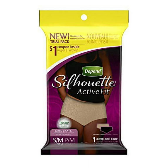 Depend Silhouette Active Fit S/m 1 Ct