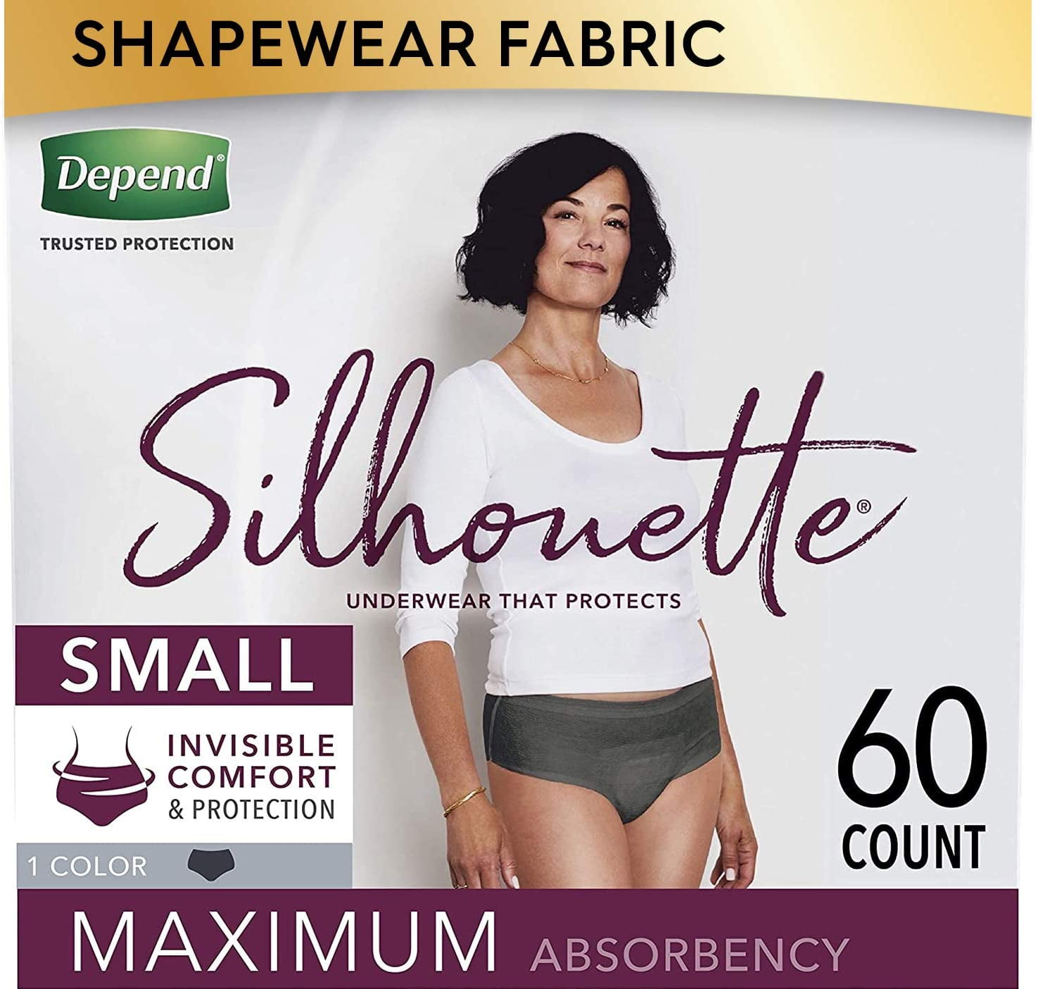 Fresh Protection Incontinence Underwear for Women, Blush - Small