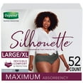 thumbnail image 1 of Depend Silhouette Incontinence & Postpartum Underwear for Women, Maximum Absorbency, Large & Extra-Large, Black, 52 Count, 1 of 6
