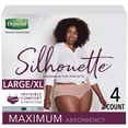 thumbnail image 1 of Depend Silhouette Incontinence & Postpartum Underwear for Women, Maximum Absorbency, Large & Extra-Large, Pink & Black & Teal & Berry, 4 Count, 1 of 7