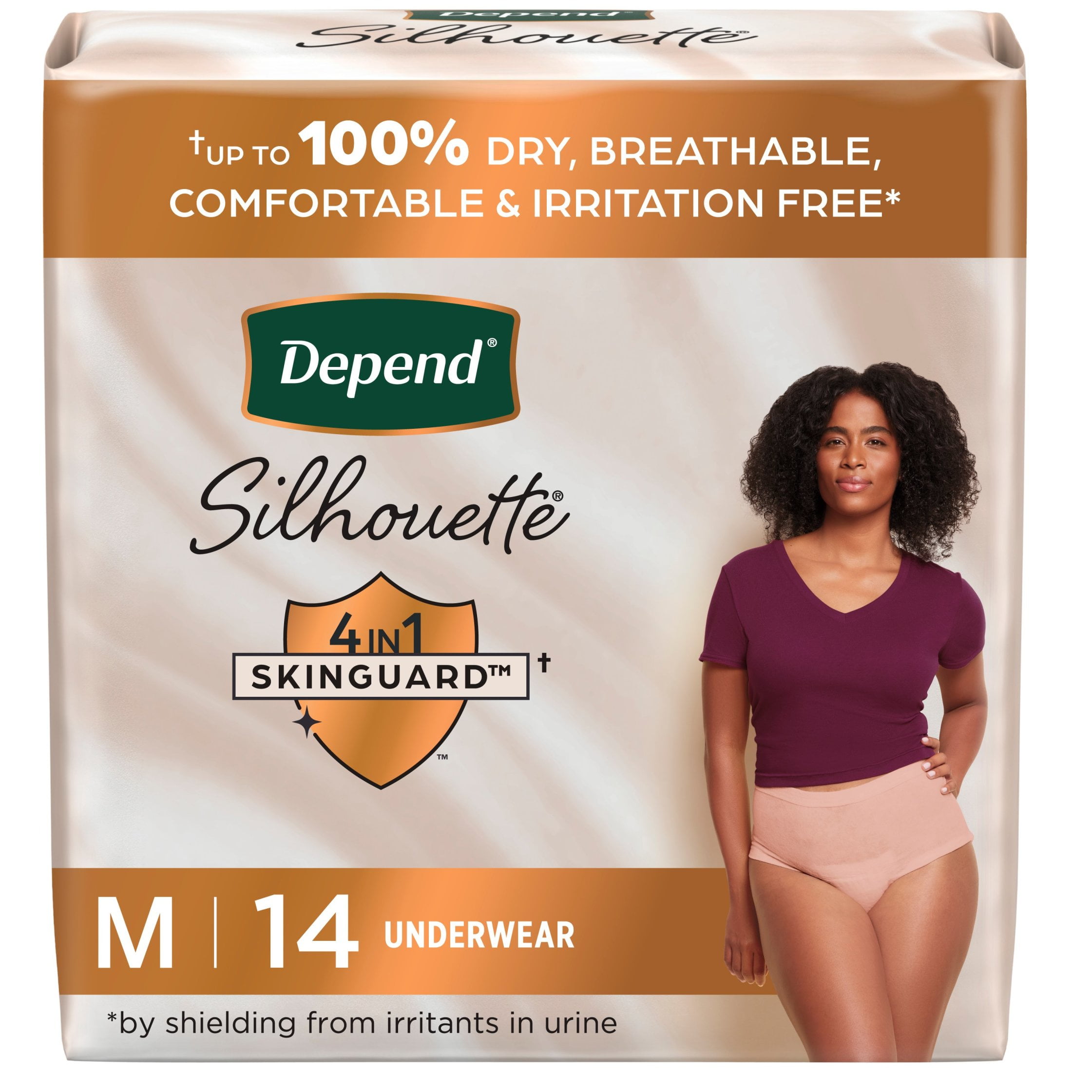 Depend Silhouette Women’s Incontinence & Postpartum Bladder Leak ...