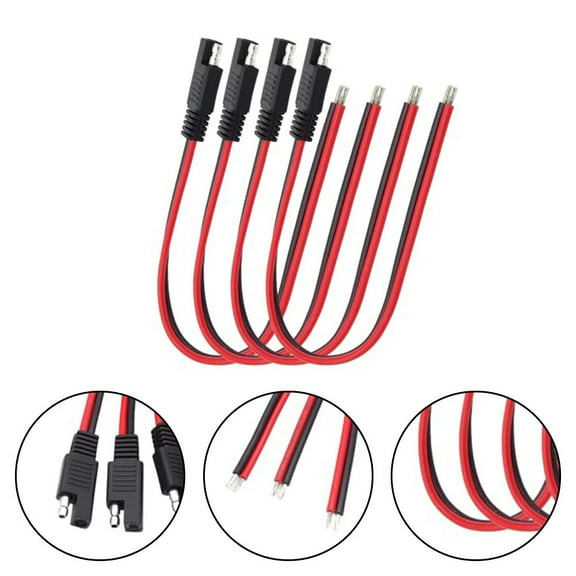 Dependable 1Ft 14Awg Sae Connector Extension Cable Suitable For Automotive Rv