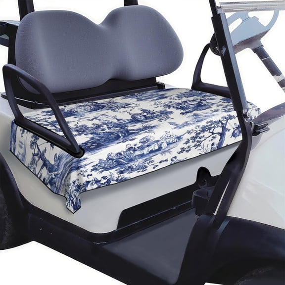 Dependable Flowers 51" x 31" Golf Cart Front Seat Protector, Reliable Cover for Daily Use on Golf & Personal Transportation Carts