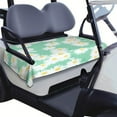 thumbnail image 1 of Dependable Flowers Pattern 51" x 31" Golf Cart Seat Protector, Reliable Front Bench Cover for Daily Use on Golf & Community Carts, 1 of 8