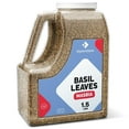 thumbnail image 1 of Dependable Food Basil Leaves, Kosher & Natural Fresh Basil Herbs Spices and Seasonings, 1.5lb Bulk Jar, 1 of 6