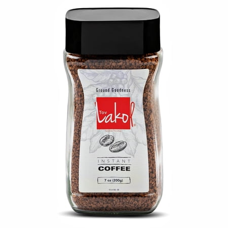 Dependable Food Instant Coffee, Medium Roast Freeze Dried Ground Coffee in Glass Jar, 7 oz