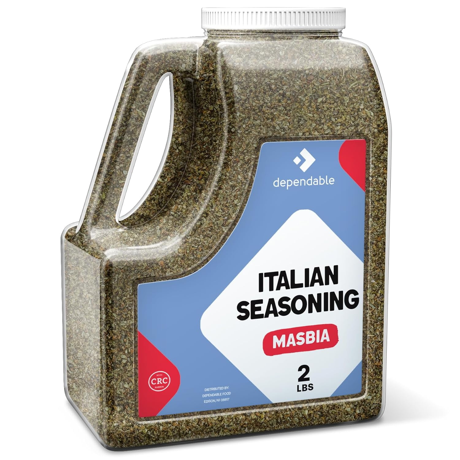 Dependable Food Italian Seasoning Natural Kosher Spices and Seasonings in Resealable Jug, 2 Lbs.