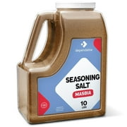 Dependable Food Seasoning Salt, 100% Natural, Kosher Salt Seasoning in Resealable Airtight Container, 10-lb Bulk Jar