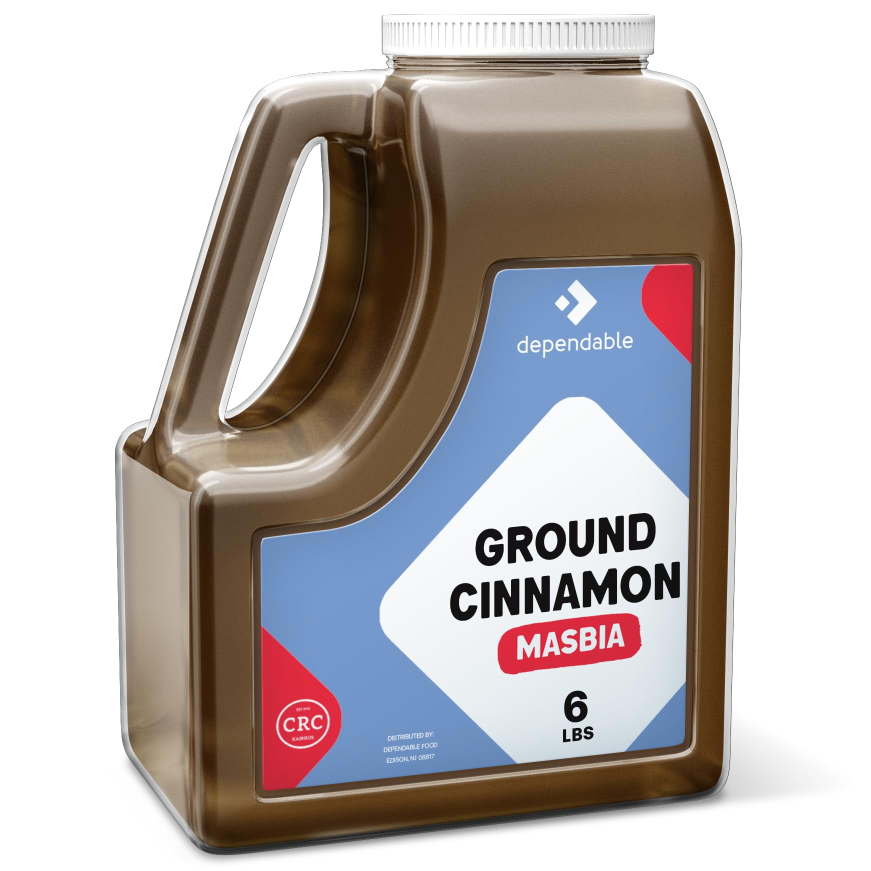Dependable Foods Ground Cinnamon MMF7 6 Lb. Bulk Jar NonGMO