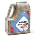 Dependable Foods Ground White MMF7 Pepper Spice 7 Lb. Bulk Jar 100