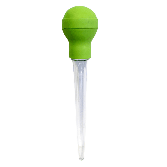 Dependable Industries 10.5 inch Baster for Keeping Meat Moist and full Of Flavor Green