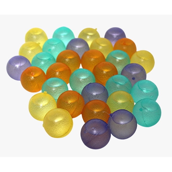 Dependable Industries 32-Pack Flexible Plastic Ice Cube Balls Reusable