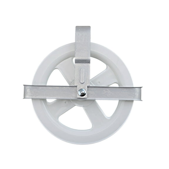 Dependable Industries Clothesline Pulley Weather Resistant 5 Inch Aluminum Axle Rustproof Deep Groove