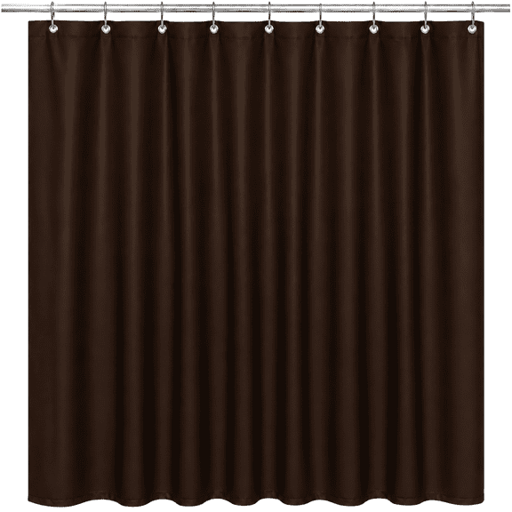 Dependable Industries EVA Shower Curtain Liner, 72 x 72 in, Brown