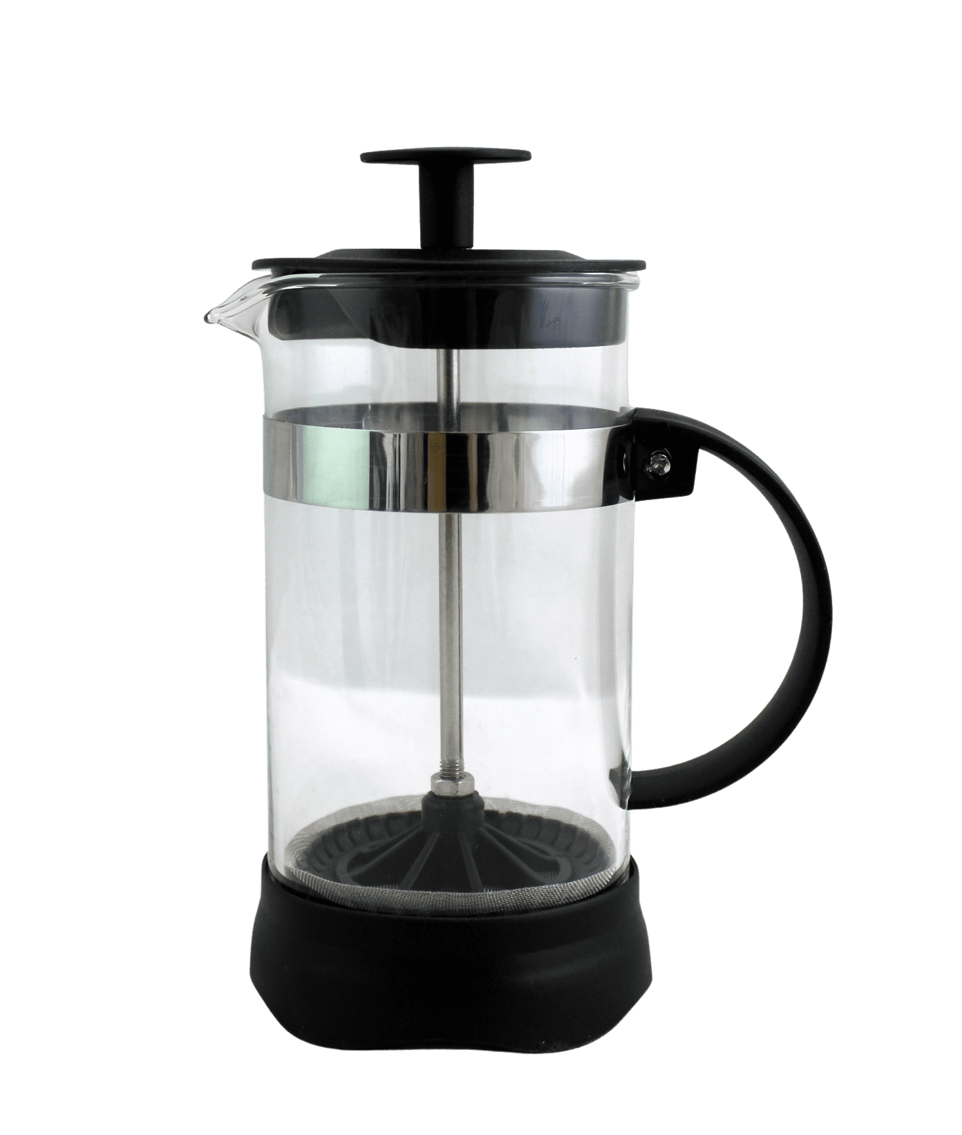 Dependable Industries Glass French Press Maker 12oz Small Cup Brewer