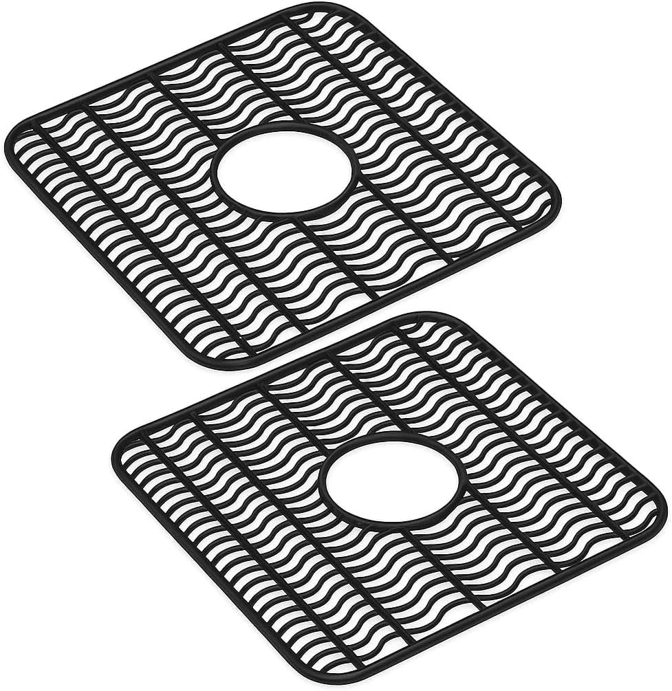 Dependable Industries Essentials 2-Pack Plastic Sink Protector Mats ...