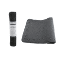 thumbnail image 1 of Dependable Industries Extra Large Soft Waffle Cushioned Texture PVC Foam Bathroom Tub Bath Mat Anti-Slip Black, 1 of 5