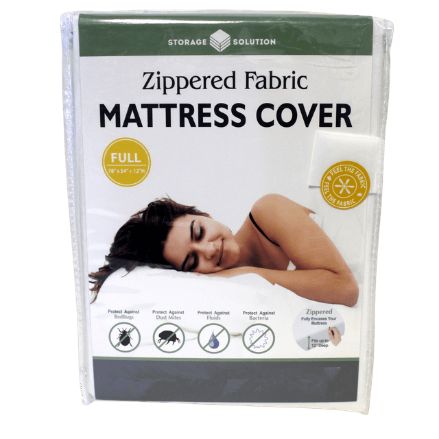 Dependable Industries Full Size Zippered Mattress Protector Non Woven Fabric Waterproof