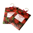 thumbnail image 1 of Dependable Industries Inc. Essentials 2 Pack Large Hanging Closet Sachet 9" x 6.75" with Metal Hanger and Bow Strawberry Fragrance, 1 of 5