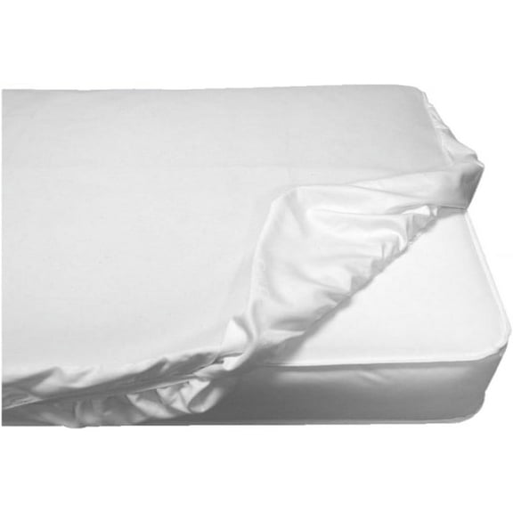 Vinyl Fitted Crib Mattress Cover, Waterproof, Standard Size 28 x 52 Inches
