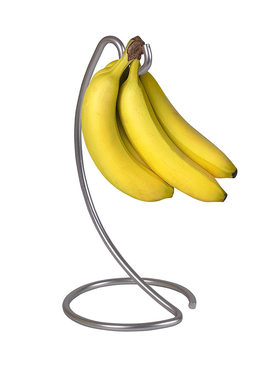 Dependable Industries Inc. Essentials Silver Steel Banana Tree Holder