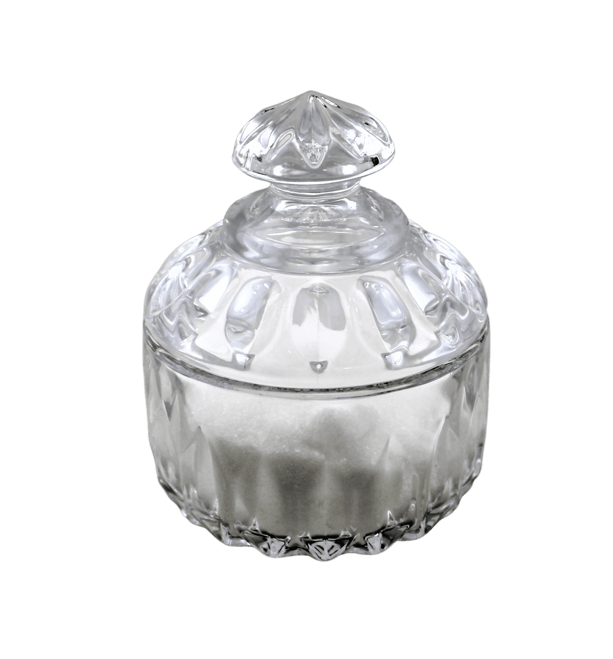 Dependable Industries Inc. Glass Sugar Bowl with Lid Essential