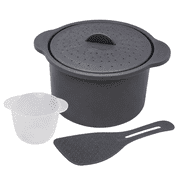 Dependable Industries Microwave Rice Cooker and Grain Steamer 2.3L