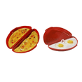 thumbnail image 1 of Microwave Egg Cooker with Omelet Tray & Poacher Insert, BPA-Free 2-Piece Breakfast Maker by Dependable Industries Inc. Essentials, 1 of 7