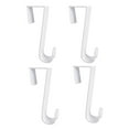 thumbnail image 1 of Dependable Industries Over-The-Door Hanger Hook Set – 4-Pack of 4.5 in., Plastic Over-The-Door Hangers & White Over-The-Door Hooks – Over-Door Hooks for Hanging Clothes & Towels, 1 of 6