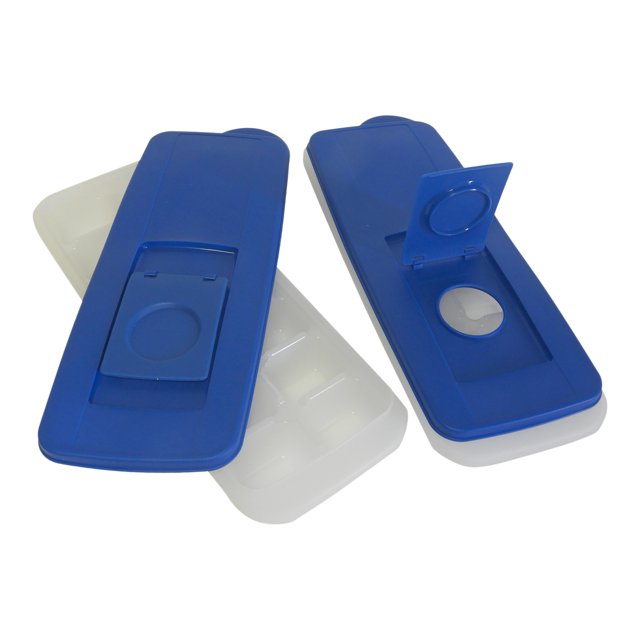 Dependable Industries Set of 2 No Spill Ice Cube Tray with Removable