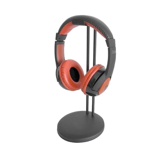 Dependable Industries Universal Headphone Stand Hanger Holder Headphone DJ & Gaming Desk Stand Metal Black Matte Finish