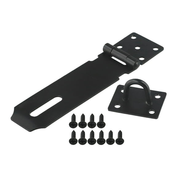 Dependable Locking System Stainless Steel Door Padlock Hasp Kit with Anti Theft Folding Lock Buckle Plate Hitch